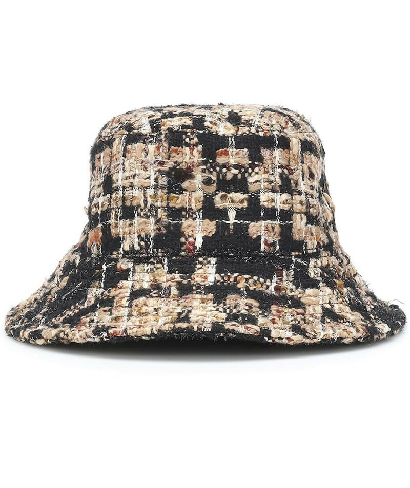 Твидовая шляпа-ведро Dolce & Gabbana. Твидовая шапка-ведро Dolce & Gabbana - это стильный способ добавить текстуры к однотонному образу.